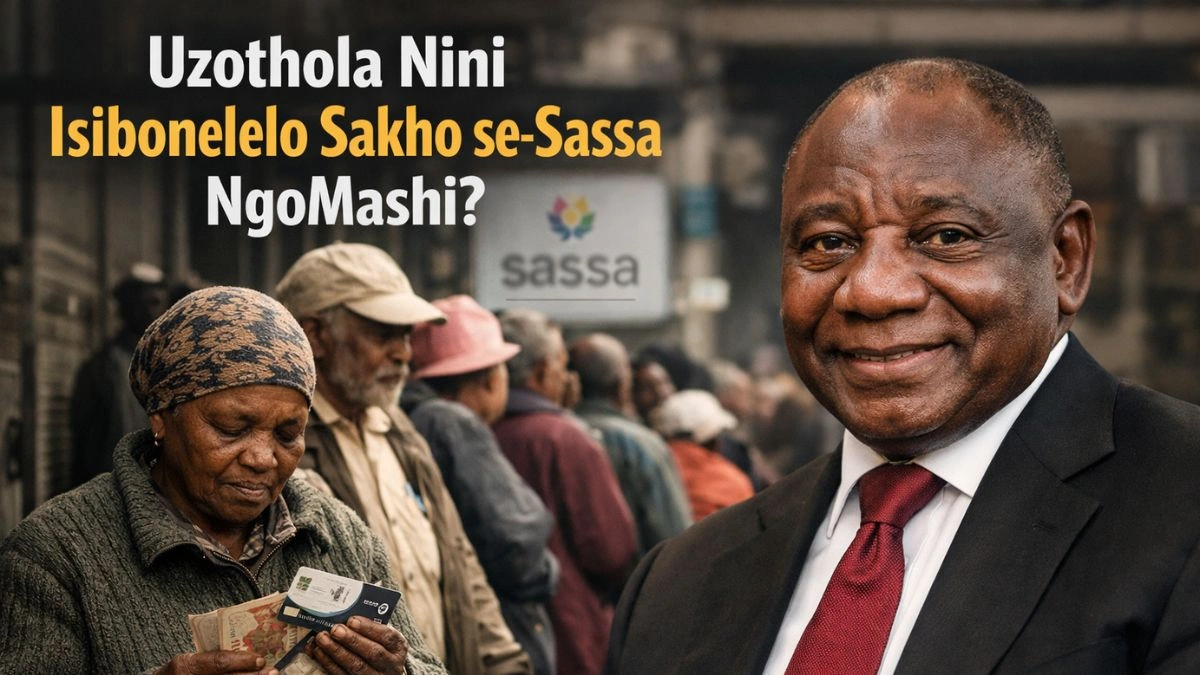 Uzothola Nini Isibonelelo Sakho se-Sassa NgoMashi?