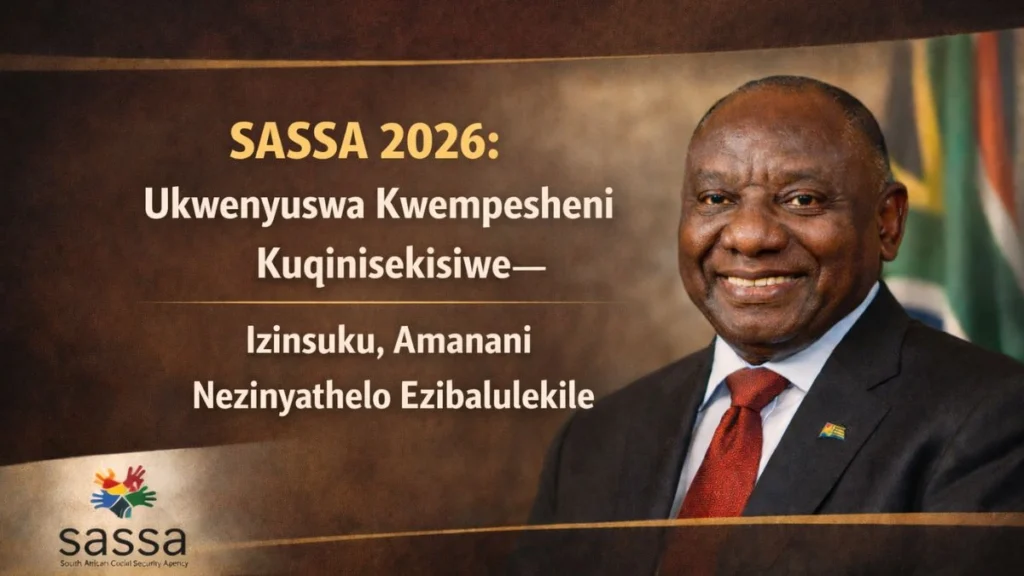 SASSA 2026: Ukwenyuswa Kwempesheni Kuqinisekisiwe—Izinsuku, Amanani Nezinyathelo Ezibalulekile