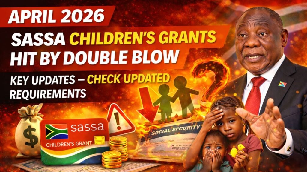 April 2026 SASSA Children’s Grants Hit by Double Blow – Key Updates