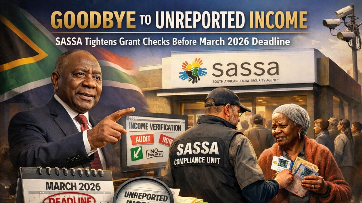 Goodbye to Unreported Income - SASSA Tightens Grant Checks Before March 2026 Deadline
