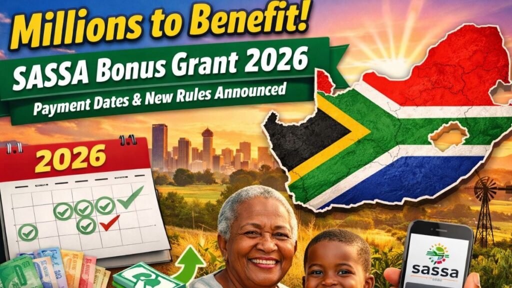 Millions to Benefit - SASSA Bonus Grant 2026 Payment Dates and New Rules Announced